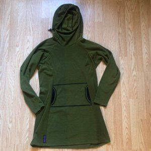 Melanzana Micro Grid Hoodie Dress